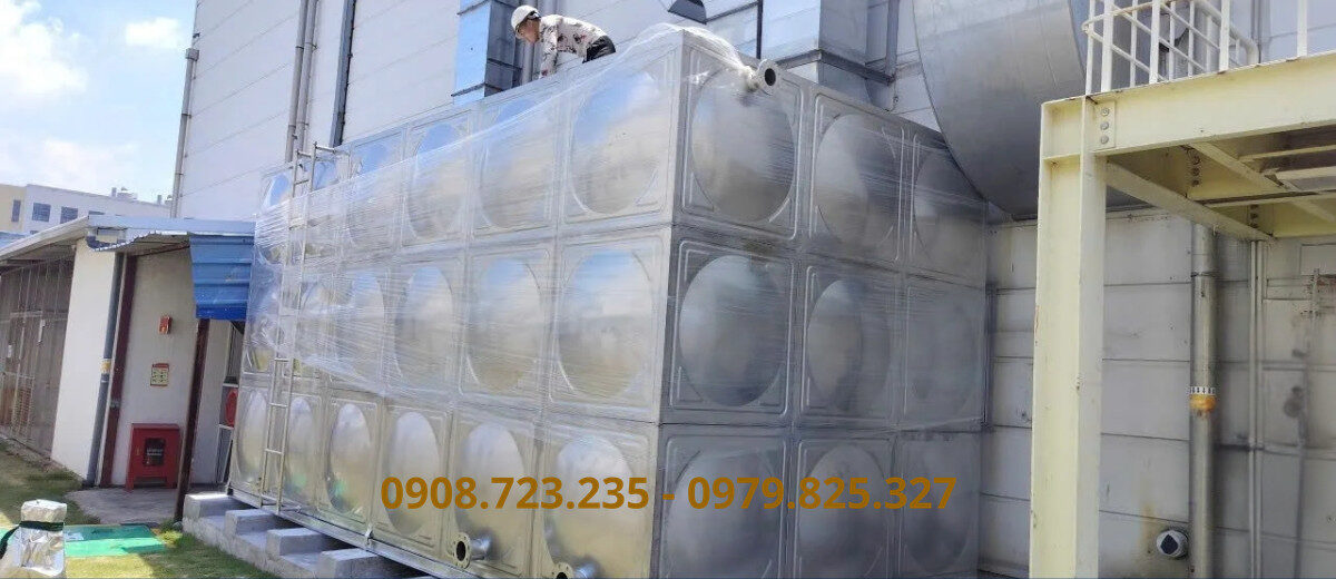 Lắp đặt bồn chứa hóa chất tại Bình Dương 4 Cac Loai Bon Inox Chua Nuoc Gia Cong Tai Binh Duong