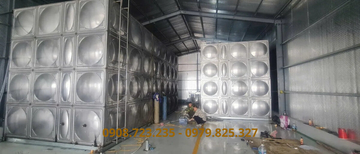 Lắp đặt bồn chứa hóa chất tại TP.HCM 3 Cac Loai Bon Inox Chua Nuoc Gia Cong Tai Tphcm