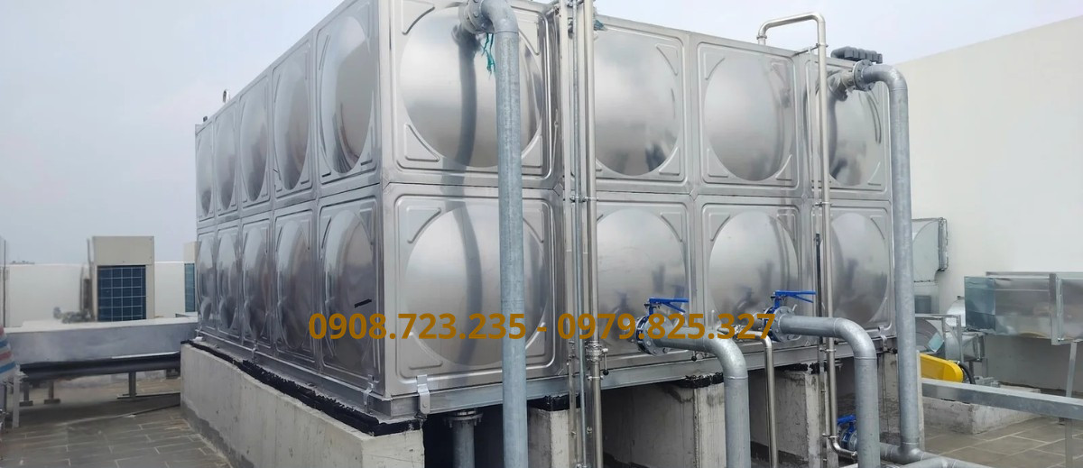 Gia công bồn inox chứa nước 9 Dich Vu Gia Cong Bon Inox Chua Nuoc